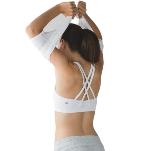 Lululemon Energy Bra Sports Bra White Size 4 - Picture 2 of 6